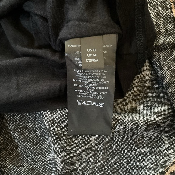 Anthropologie Maeve Knit Cut-Out Bow Tie Leopard Animal Print Dress NWT SZ 10 - Picture 3 of 6